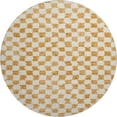 thumbnail image 2 of Addison Rugs Mayfield Premium Machine Washable Transitional Geometric Orange Round Rug, 8' x 8', 2 of 6