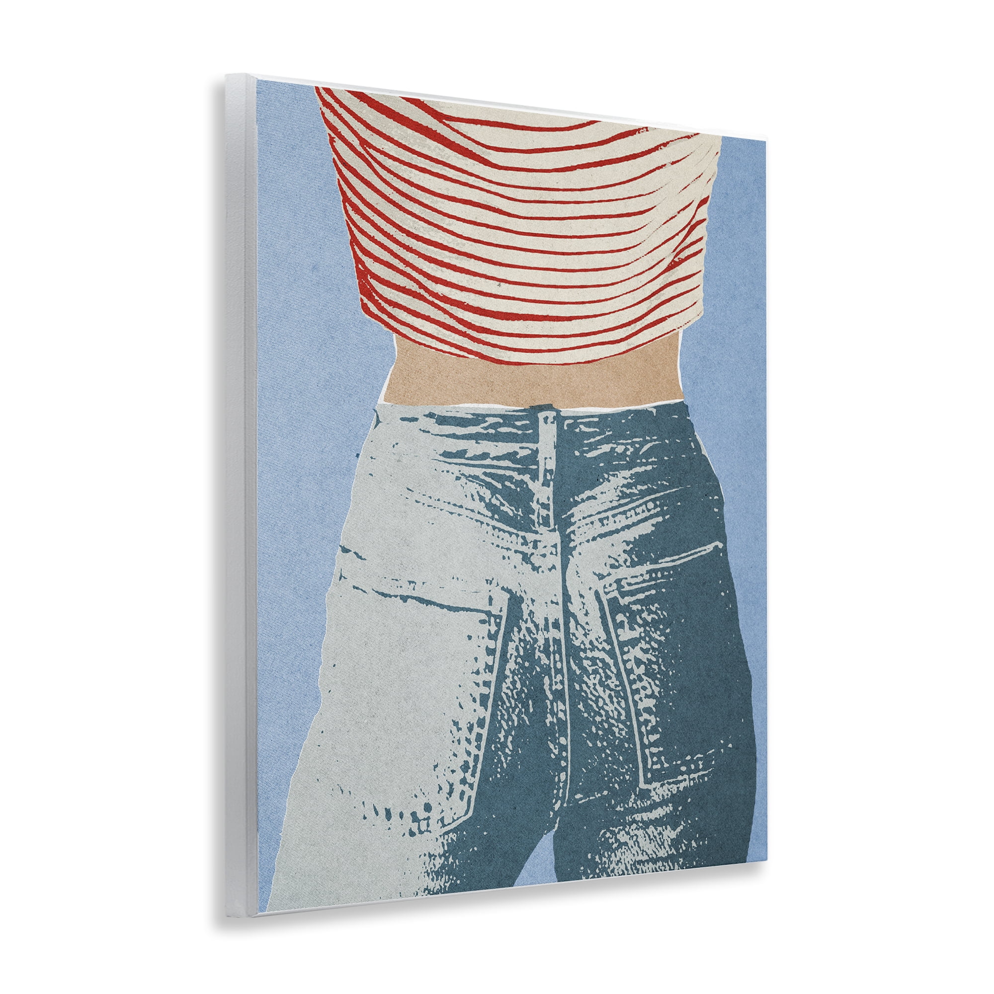 Stupell Industries Favorite Jeans Vintage Wall Plaque Art, design by Victoria Barnes