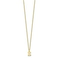 thumbnail image 2 of 10KY Cutout Letter E Initial Necklace, 2 of 3