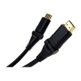thumbnail image 2 of VisionTek - Câble HDMI avec Ethernet - HDMI Mâle à HDMI Mâle - 3,3 Pieds - double Blindage - Connecteur Rotatif 180, support 4K - pour VisionTek VT4900, 2 of 2