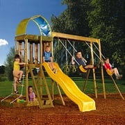Backyard Buddy Wood Swing Set