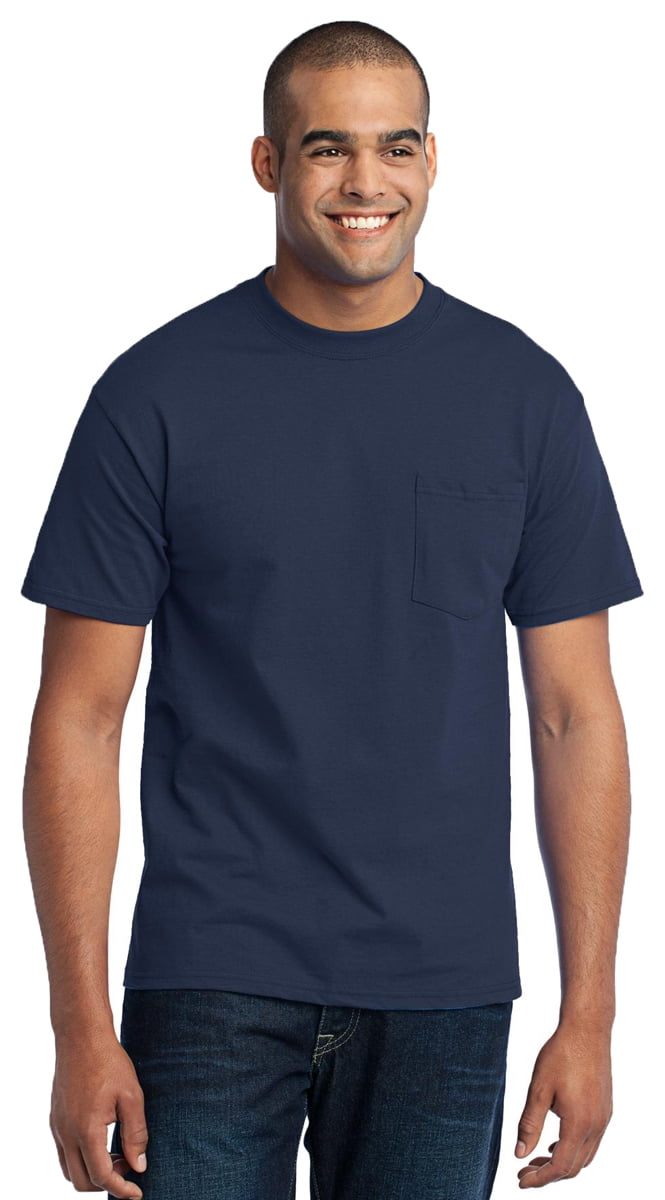 Port & Company Men's Big And Tall Soft Pocket T-Shirt - Walmart.com