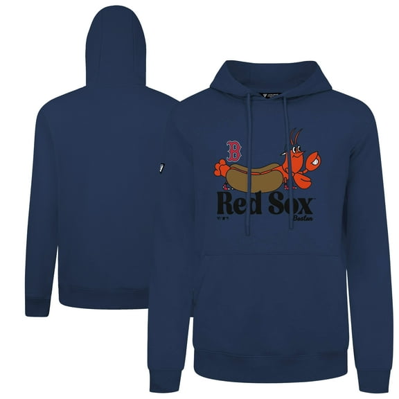 Men's-Levelwear  Navy Boston Red Sox Podium Ballpark Food Pullover Hoodie