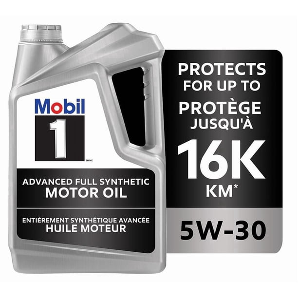 モービル1　Mobil 1　5W-30 　5L Mobil 1 Full Synthetic Motor Oil 5W-30 - Walmart.ca
