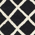 thumbnail image 2 of Safavieh Cambridge 2' X 3' Hand Tufted Wool Rug in Black and Ivory, 2 of 3