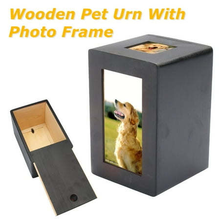 - Meigar Pet Dog Cat Cremation Urn Peaceful Pet Memorial Keep Sake Photo Box Rectangle 4.2