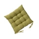 thumbnail image 1 of Cojín de asiento de lino Billuyoard antideslizante verde, 1 of 6