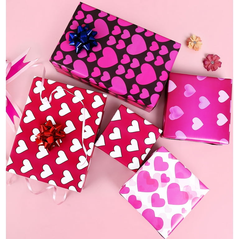 Yuehao Gift Wrapping Paper 1pc Valentine's Day Wrapping Paper 80g Coated Paper Valentine's Day Gift Wrapping Paper Gift Wrapping Paper Party Gift