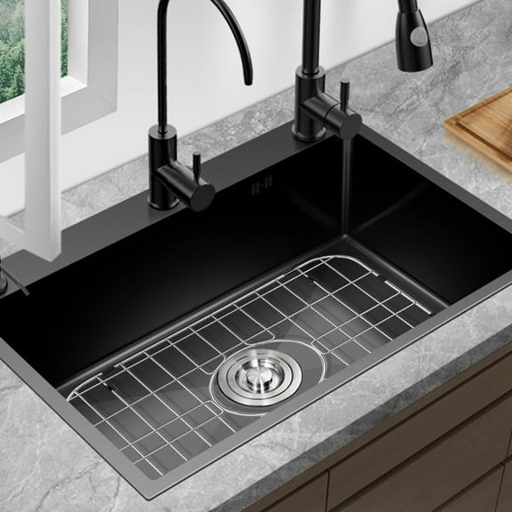 Premium 304 Stainless Steel Sink Bottom Grid – Durable, Anti-Skid, Multifunctional, 16" x 12.5" – Perfect for Drainage, Cooling, and Drying in Kitchen