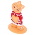 thumbnail image 4 of LOLIPPYY Christmas Gingerbread Man Ornament for Desktop, Festive Xmas Table Decoration for Holiday Season, 4 of 7