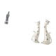 thumbnail image 5 of Estatua de Guan Yin,Estatua de Guan Yin para decoración del hogar.,Figura de gato,Esculturas de pareja de gatos Figura de gato decorativa,Esculturas divertidas de pareja de gatos Estatuas de, 5 of 8