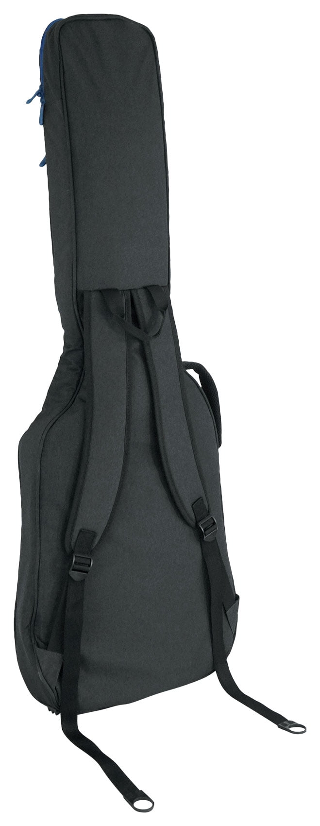 Rockville EGB25-BLU Padded Electric Guitar Gig Bag with Neck Pad + Secure Strap
