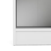 Tvilum Element Tall Narrow 5-Shelf Office Bookcase for Adults, White