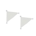 thumbnail image 1 of Billuyoard 2 uds hamaca de lagarto dragón barbudo hamaca triangular para reptiles para reptiles lagartos dragones barbudos Juegos de accesorios de baño Blanco 2PCS Billuyoard HA040504-01, 1 of 1
