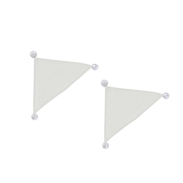Billuyoard 2 uds hamaca de lagarto dragón barbudo hamaca triangular para reptiles para reptiles lagartos dragones barbudos Juegos de accesorios de baño Blanco 2PCS Billuyoard HA040504-01