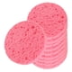 thumbnail image 1 of Esponjas faciales, discos limpiadores faciales, prácticos, profesionales, artículos esenciales para cuidado de piel en viajes. Lavan suavemente Rosa 10 piezas, 1 of 8