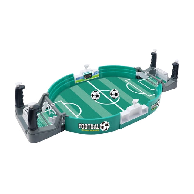 Vogacara Mini Tabletop Football Interactive Toy for Adults Family Kids Game Party Juegos de cartas Balón de fútbol etapa 2 L