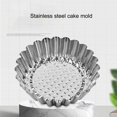 thumbnail image 4 of Matsuzay Molde para hacer tartas de huevo de acero inoxidable resistente al calor Cupcake lavable Muffin pasteles moldes para hornear utensilios Electrónica, 4 of 6