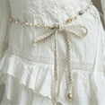 thumbnail image 5 of TIERPOP Woven Seashells Belt Cowgirl Waistband with Shells Waistband for Girls Women Lady, 5 of 14