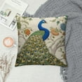 thumbnail image 2 of BCIIG Embroidered Peacock Throw Pillow Covers  Spring Decoration Pillowcases  24x24in, 2 of 5