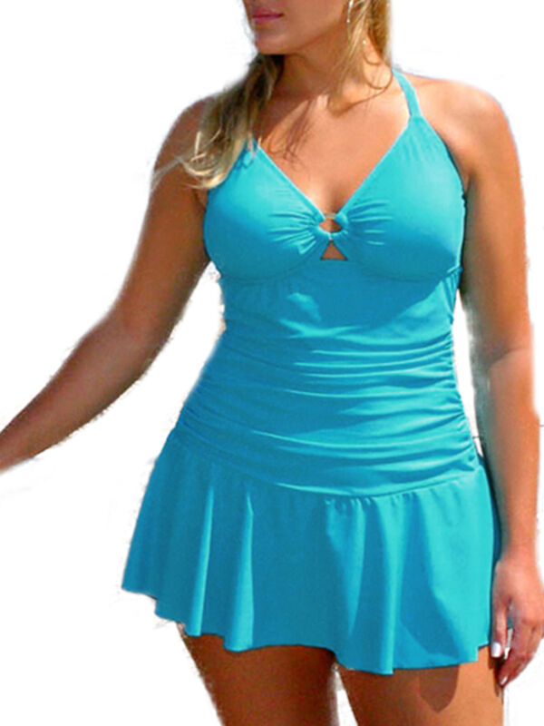 walmart plus size swim dresses