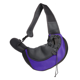 thumbnail image 1 of Bolso bandolera para mascotas, bolso pequeño para gatos para viajar, sin necesidad de empacar con anticipación, cabestrillo para el pecho, bolsa de malla transpirable (pequeño, morado) Rojo Verde, 1 of 4