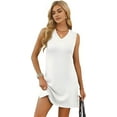 thumbnail image 2 of 1pcs Summer Casual Beach Dress for Women White XXL To prevail in kind, 2 of 6