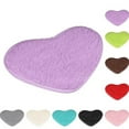 thumbnail image 3 of Heart Shaped Shaggy Fluffy Rugs Anti-Skid Area Rug Carpet Home Bedroom Floor Mat, 3 of 5