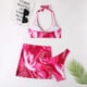 thumbnail image 4 of Bikini de tres piezas para mujer Falda corta sexy de tres piezas con almohadilla en el pecho sin aros Wmkox8yi FGJ1391, 4 of 5