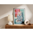 thumbnail image 2 of West Highland Terrier Toilet Paper Print Funny Dog Art Bathroom Decor Whimsical Pet Poster Modern Dog Lover Gift Animal Print, 2 of 3