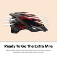 thumbnail image 3 of Schwinn Thrasher Child Bicycle Helmet, Ages 5 - 8, Orange Flames, 3 of 9