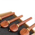 thumbnail image 2 of 4pcs Wooden Rosewood Cello Pegs Shaft Handle Musical Instruments Solid Wood Cello Accessories Tool (Chocolate), 2 of 2