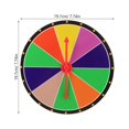 thumbnail image 4 of FRCOLOR DIY Party Prize Wheel Lottery Wheel Fortune Wheel DIY Game Wheel Prop for Party Education, 4 of 5