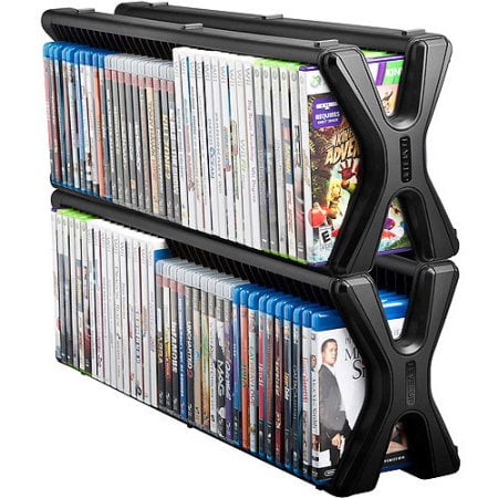 LevelUp Stackable Multimedia Storage Tower (Set of 2)