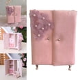 thumbnail image 3 of Armario de casa de muñecas a escala 1:12 perfecl rosa, 3 of 8