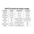 thumbnail image 4 of Medidor Digital  Mh15, Megóhmetro Y Voltímetro Belug Rojo, 4 of 5