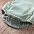 thumbnail image 4 of Newborn Baby Corduroy Sleeveless Romper Solid Color Backless Jumpsuit, 4 of 8