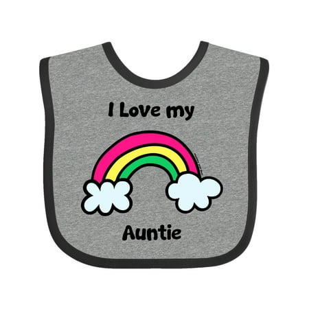 

Inktastic I Love My Auntie Gift Baby Boy or Baby Girl Bib