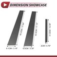 thumbnail image 3 of Unique Bargains 6 Pcs Door Pillar Window Trim for Mercedes S-Clas 2007-2013 Front Rear Left Right Anti Scratch Sticker Pillar Posts Door Outer Exterior Cover Black Carbon Fiber, 3 of 7