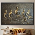 thumbnail image 2 of Buddha Statue Print, Canvas Printed Canvas, Large Canvas, Living Room Printed Canvas, Meditation Wall Decor, Buddhist Gift Canvas Art, Canvas Wall Decor - Gold Framed, 2 of 9