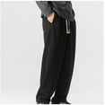 thumbnail image 5 of Kiplyki Mens Sports Pant Flash Deals Heavy Solid Color Straight Leg Wide Leg Casual Pants, 5 of 5