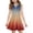 Blue(Sequins Print), variant on CCRFTGI 4th of July Dresses for Child Girls Size 8 Funny Sequins Print A-Line Dress Patriotic Sleeveless V Neck Girls Clothes Summer Fashion Dresses Blue 12-13 Years