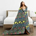 thumbnail image 5 of ZNDUO Retro Ethnic Pattern Throw Blanket, Lightweight Cozy Soft Throw Blanket for Couch, 80"x60" Throw Blankets for Bed, 5 of 8