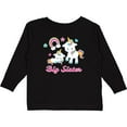 thumbnail image 3 of Inktastic Big Sister Girls Long Sleeve Toddler T-Shirt, 3 of 5
