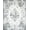 Grey Ivory, Pattern 4, variant on ODIKA Large Vintage Grey Distressed Scroll Border Botanical Motifs for Bedroom, Nursery, RV, Pet Friendly & Kids Safe Bedside