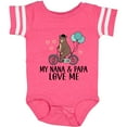 thumbnail image 3 of Inktastic My Nana Papa Love Me Grandchild Boys Baby Bodysuit, 3 of 5