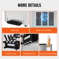 thumbnail image 6 of KFFKFF Commercial Soft Serve Ice Cream Machine, 18-28 L/H Output, 1850W 3-Flavor Countertop Maker, Dual 5.5L Stainless Steel Containers, LED Control Panel with Auto Cleaning and Pre-Cooling Features, 6 of 9
