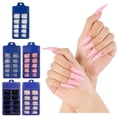 thumbnail image 4 of 100Pcs/set Candy Color Full Cover Long Solid-Colours Fake False Nail,./, 4 of 8