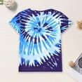 thumbnail image 4 of Tfken Soft Tops For Boys Comfy Travel Daily Wear Comfortable Short Sleeve T-Shirts Summer Tie Dye Tees Casual Tshirts Kids Cute Clothes Size 1-2 Years, 4 of 4