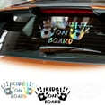 thumbnail image 5 of SLYNSHome Safety Warning Stickers for Car,Kids on Board Vinyl Sticker for Car Decal Car Body Window Bumper Stickers Baby on Board with Handprints Safety Warning Sign for Trucks Car, 5 of 5